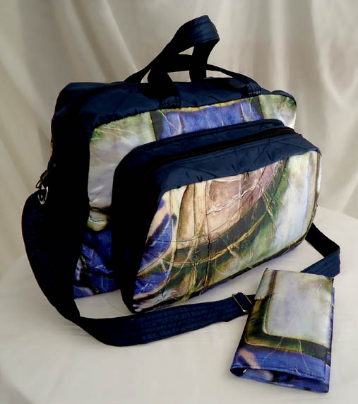 bolsa para viagem estampa arte abstrata